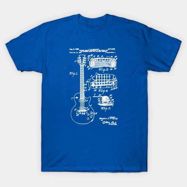 Guitar Instrument T-Shirt by Throbpeg